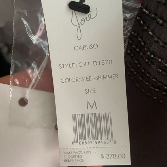 JOIE Silver Beaded Knee Length Dress 1920s NWT - Picture 6 of 7